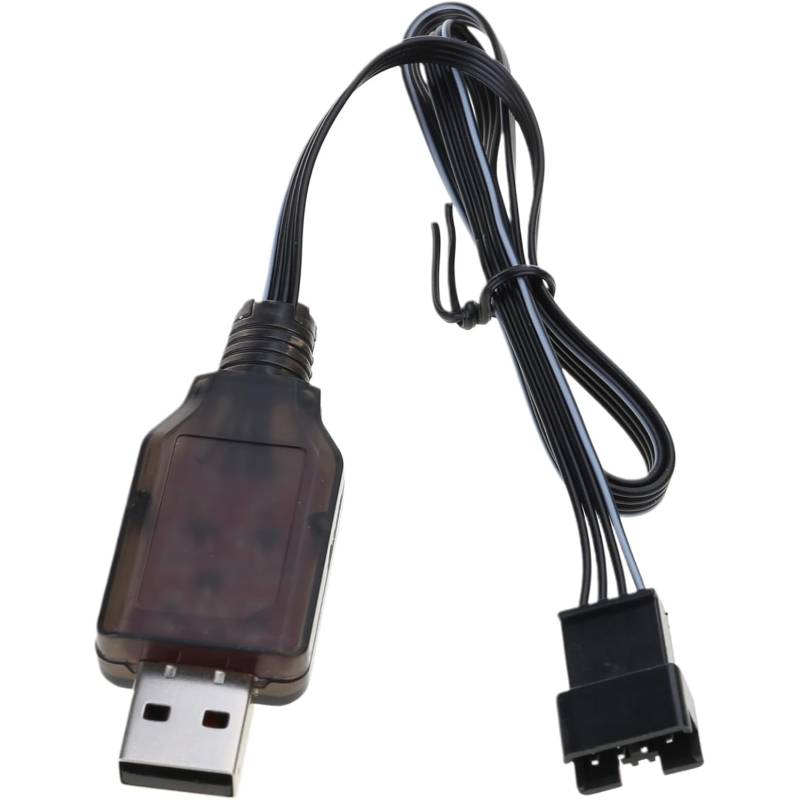 Chargeur USB par prise SM4P (prise noire 4 broches) pour HUINA 1593 - Huina CYP1050