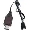 Chargeur USB par prise SM4P (prise noire 4 broches) pour HUINA 1593 - Huina CYP1050