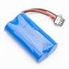 Accu Li-Ion 2S 7,4V avec prise SM4P (prise 4 broches) pour pelleteuse Huina 1593 - Huina CYP1040