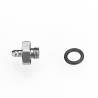 Raccord hydraulique droit M3 pour durite Ø1/Ø2mm - LESU Y-1544-A