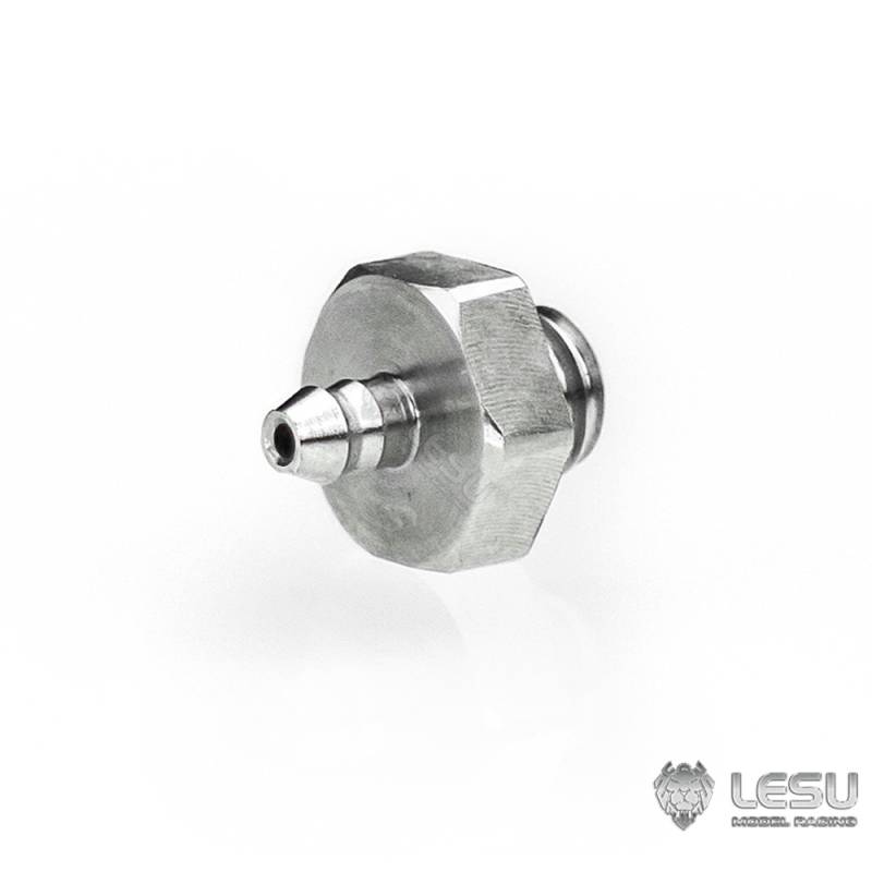 Straight M3 hydraulic connector for Ø1/2mm hose - LESU Y-1544-A