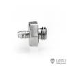 Straight M3 hydraulic connector for Ø1/2mm hose - LESU Y-1544-A