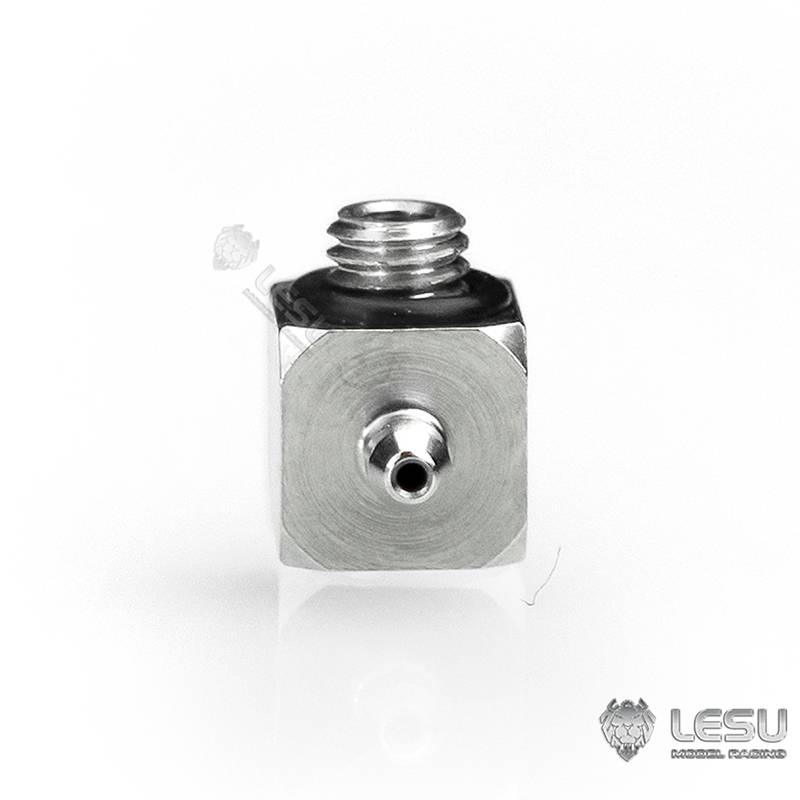 Raccord hydraulique coudé M3 pour durite Ø1/2mm - LESU Y-1544-B