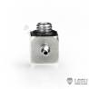 Raccord hydraulique coudé M3 pour durite Ø1/2mm - LESU Y-1544-B