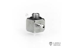 M3 hydraulic 90° elbow fitting for Ø1/2mm hose - LESU Y-1544-B