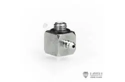 Raccord hydraulique coudé M3 pour durite Ø1/2mm - LESU Y-1544-B