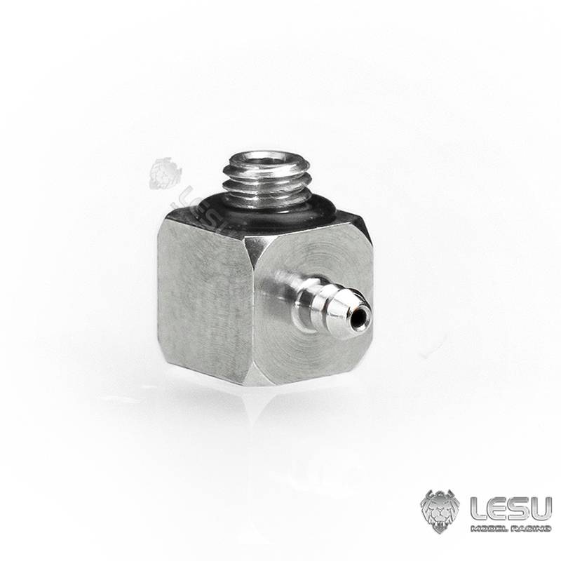Raccord hydraulique coudé M3 pour durite Ø1/2mm - LESU Y-1544-B