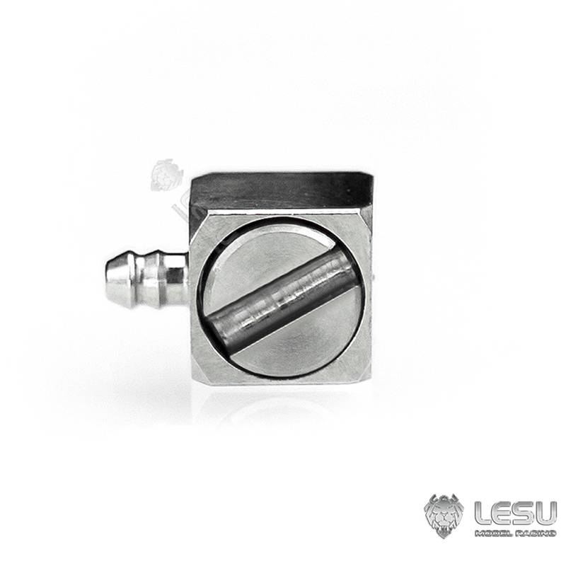 Raccord hydraulique coudé M3 pour durite Ø1/2mm - LESU Y-1544-B