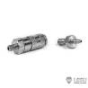 Raccord rapide hydraulique LESU - M3 pour durites Ø1,5/Ø2,5mm - Avec bague à visser - LESU Y-1517-E