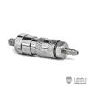 Raccord rapide hydraulique LESU - M3 pour durites Ø1,5/Ø2,5mm - Avec bague à visser - LESU Y-1517-E