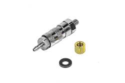 Hydraulic quick coupling LESU - M3 - For hose Ø1,5/Ø2,5mm - With screw-on ring - LESU Y-1517-E