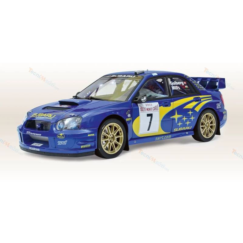 Maquette Subaru Impreza WRC 2003 1/8 - Full Kit IXO Collections