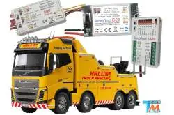 Pack Servonaut pour camion radiocommandé Tamiya Volvo FH16 dépanneuse PL