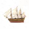 Maquette en bois du HMS Victory à l'échelle 1/87 - OCCRE 15008