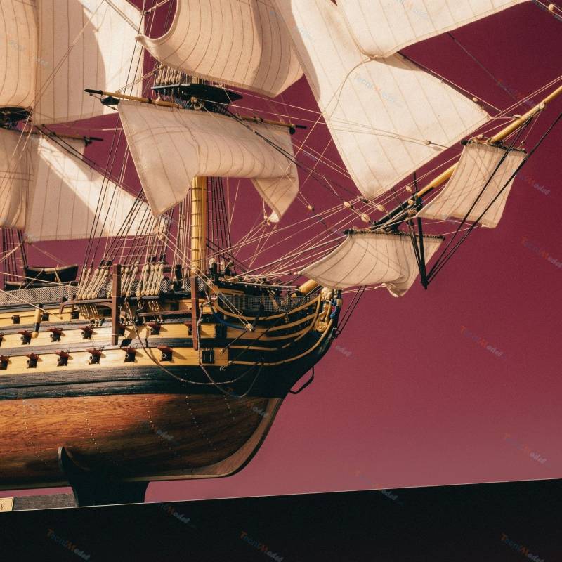 Maquette en bois du HMS Victory à l'échelle 1/87 - OCCRE 15008