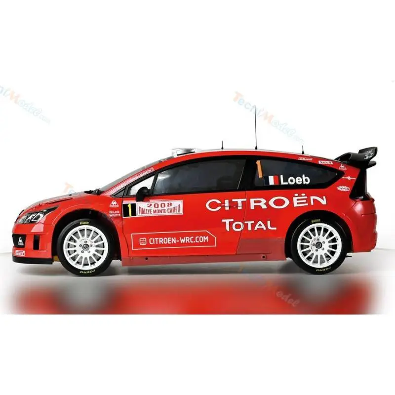 Maquette Citroën C4 WRC Rallye Monte-Carlo - Full Kit 1/8 - IXO Collections