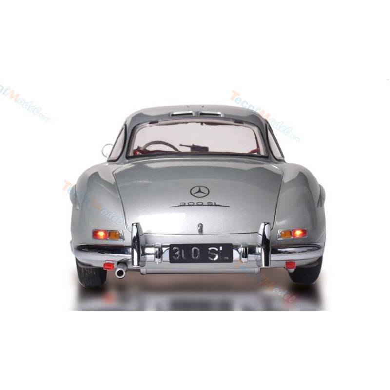 Mercedes-Benz 300 SL Model Car, Gray - 1/8 Scale Full Kit - IXO Collections