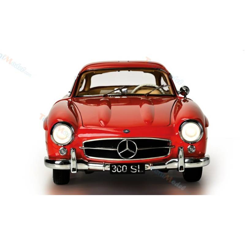 Mercedes-Benz 300 SL "Gullwing" Red Model Kit - Full Kit 1/8 - IXO Collections