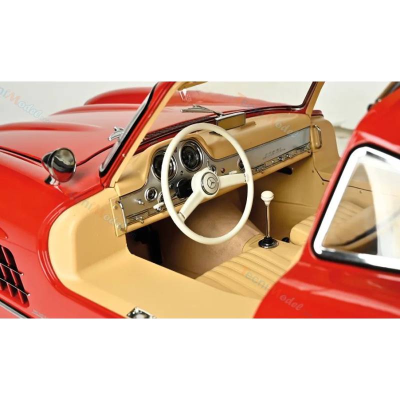 Mercedes-Benz 300 SL "Gullwing" Red Model Kit - Full Kit 1/8 - IXO Collections
