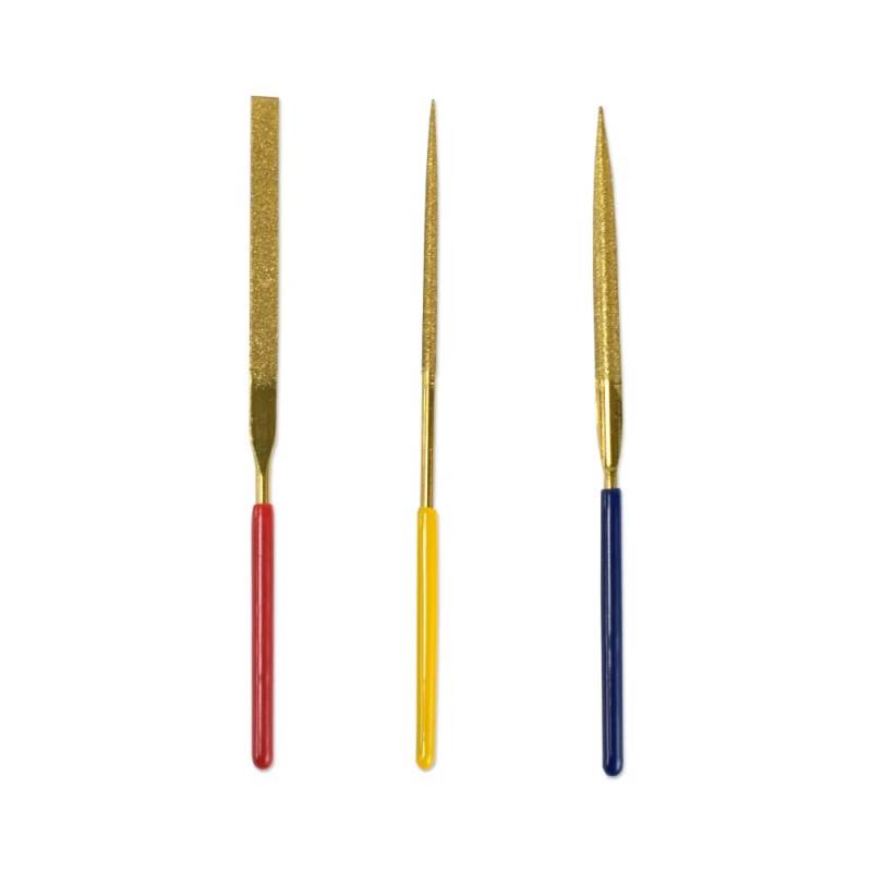 Set of three 100-mm mini diamond files for model making - Artesania Latina 27015-3