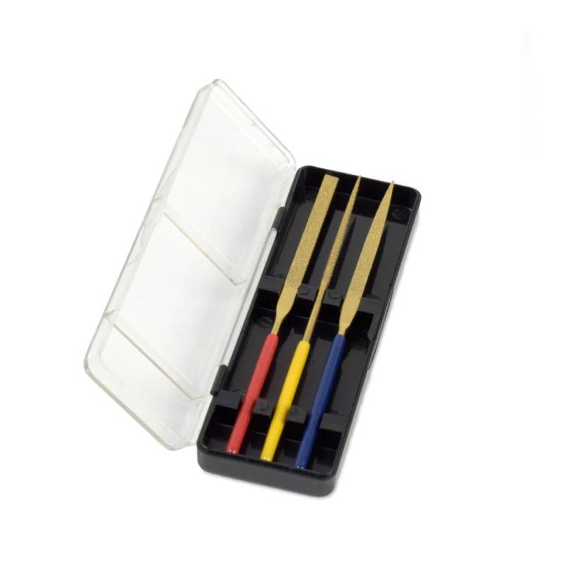 Set of three 100-mm mini diamond files for model making - Artesania Latina 27015-3