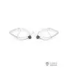 Paire de projecteurs carrés 8,1x8,1mm 1/14 Lesu avec led CMS - LESU S-1323