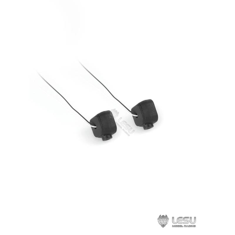 Pair of 8.1x8.1mm 1/14 Lesu square spotlights with SMD LEDs - LESU S-1323