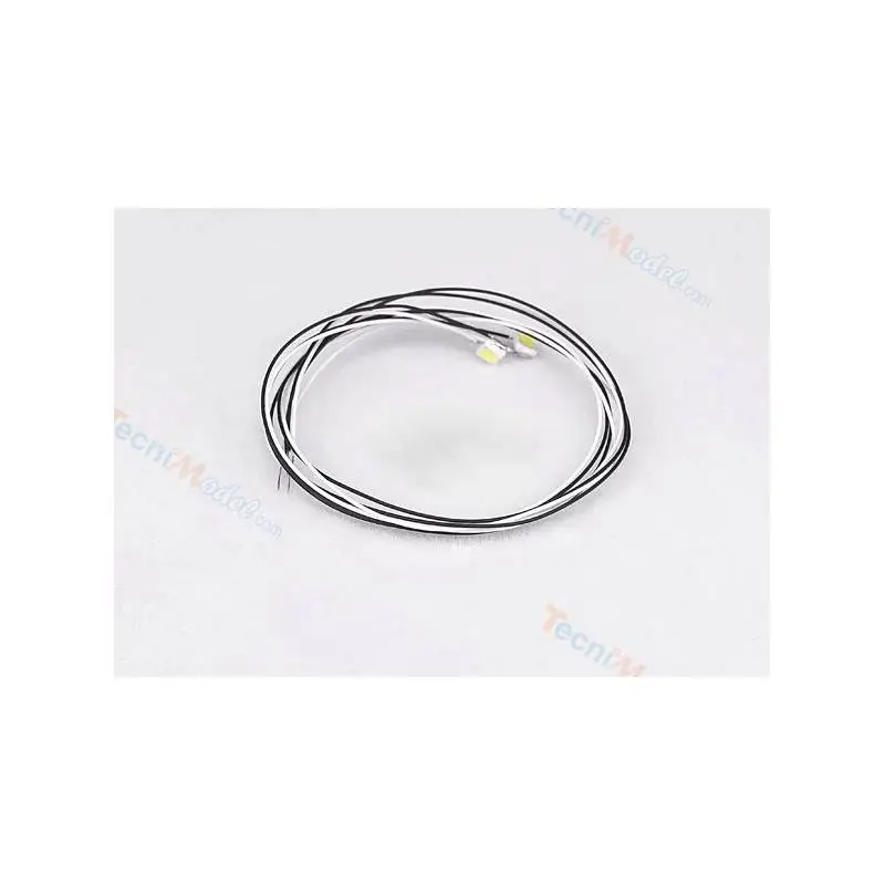 2 Leds CMS blanche câblées pour feux Lesu - LESU S-1328-WH