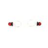 Paire de feux de gabarit courts blanc/rouge pour camion RC 1/14