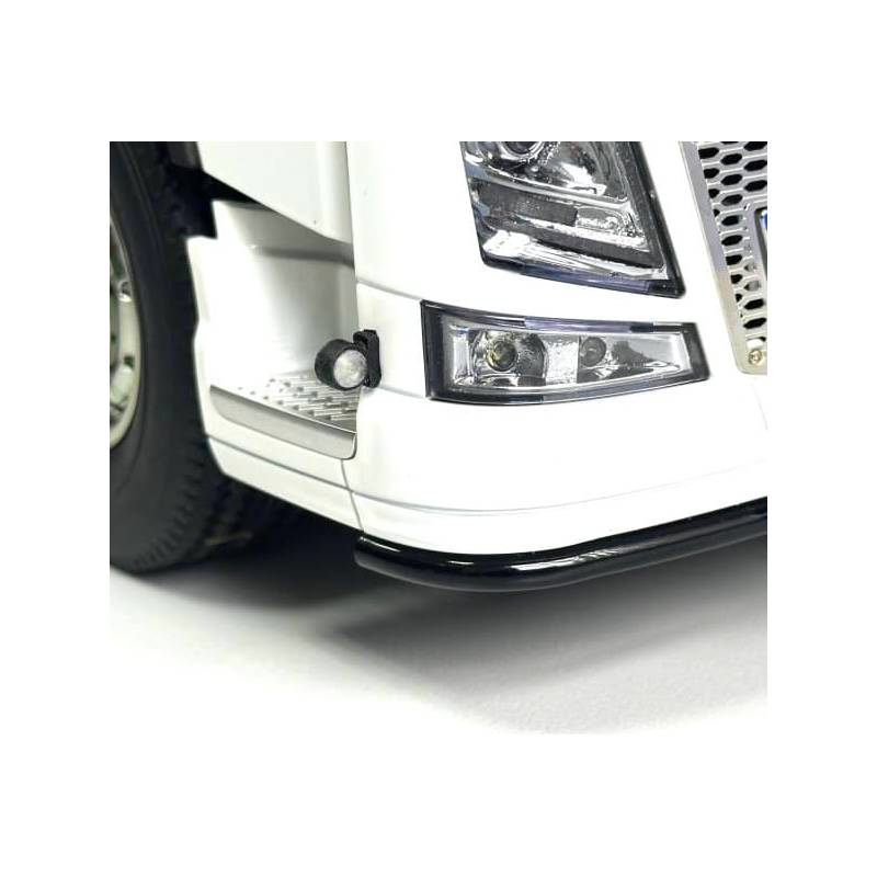 Paire de feux de gabarit courts blanc/rouge pour camion RC 1/14
