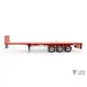 LESU 1/14 3-axle telescopic flatbed semi-trailer with dual wheels - LESU LS-A0050
