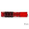 LESU 1/14 3-axle telescopic flatbed semi-trailer with dual wheels - LESU LS-A0050