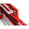 LESU 1/14 3-axle telescopic flatbed semi-trailer with dual wheels - LESU LS-A0050
