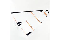 D-Size sails for Joysway v1- v3 DF95 Dragon Flite RC sailboat (75 microns mylar)