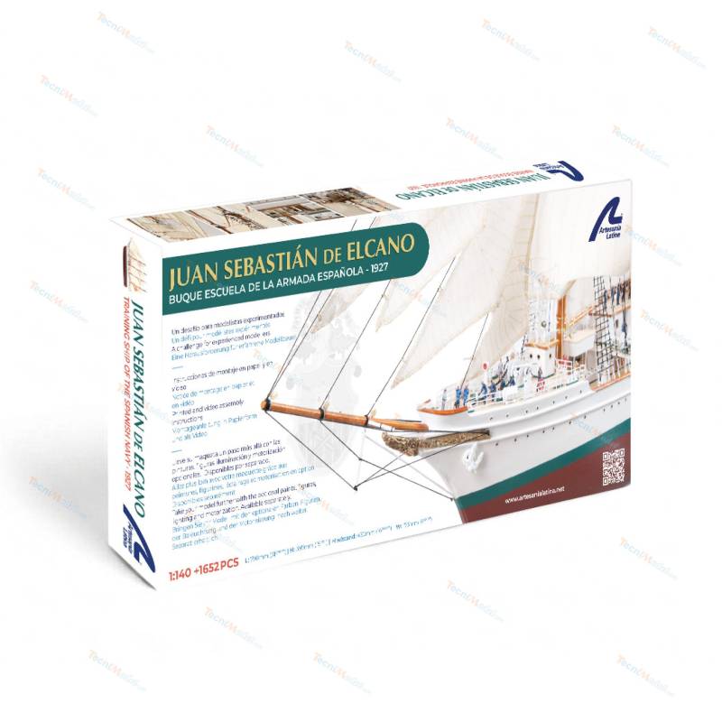 1/140 Scale Wooden Model of the Juan Sebastián de Elcano Sailing Ship - Artesania Latina 22521