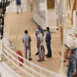 figures Set for the Juan Sebastián de Elcano Sailboat