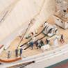 Set of 21 1/140-scale figures for the "Juan Sebastián de Elcano" sailboat model - Artesania Latina 22521F