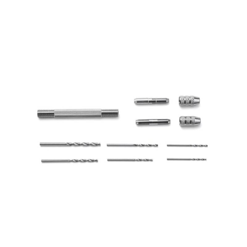 Mini Precision Manual Drill Chuck with 6 HSS Drill Bits - Artesania-Latina 27018-2