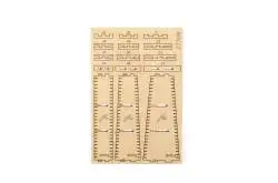 Gabarit de fabrication de haubans, pas de 3mm - Artesania Latina 27309