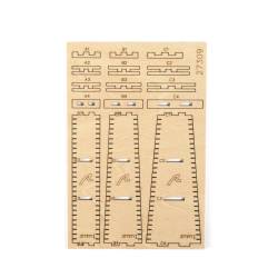 Template for making guy wires, 3 mm pitch - Artesania Latina 27309