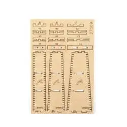 Gabarit de fabrication de haubans, pas de 3mm - Artesania Latina 27309