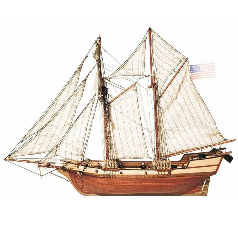 1/100 Scale Wooden Model of the Albatros Sailboat - OCCRE 12500