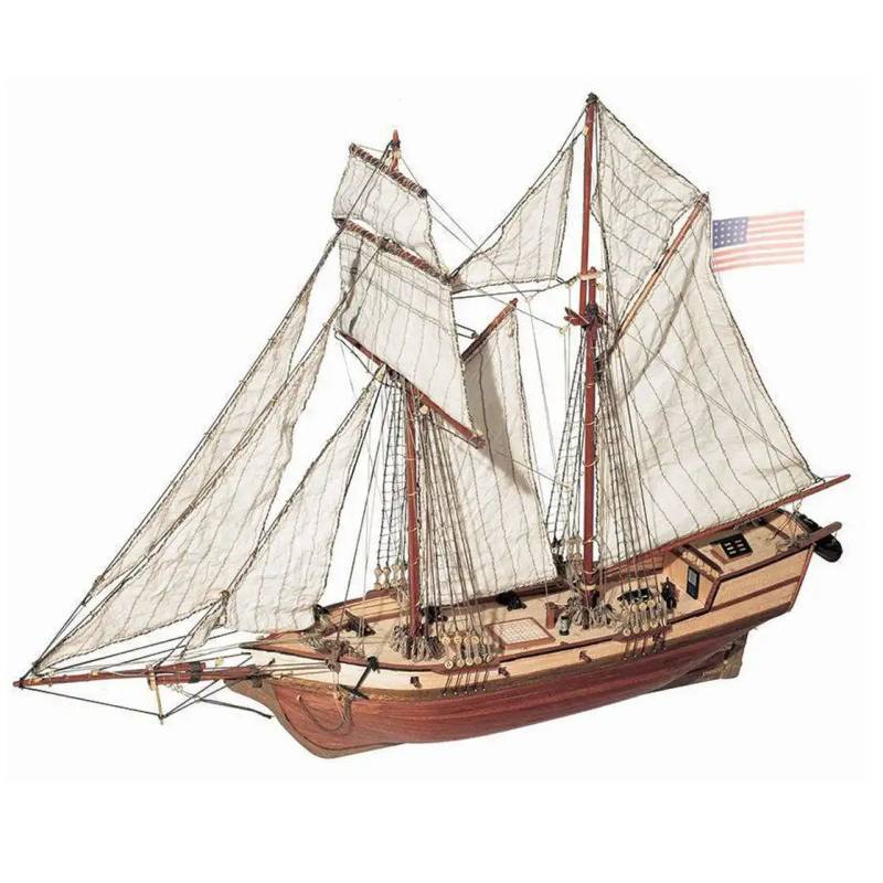 1/100 Scale Wooden Model of the Albatros Sailboat - OCCRE 12500