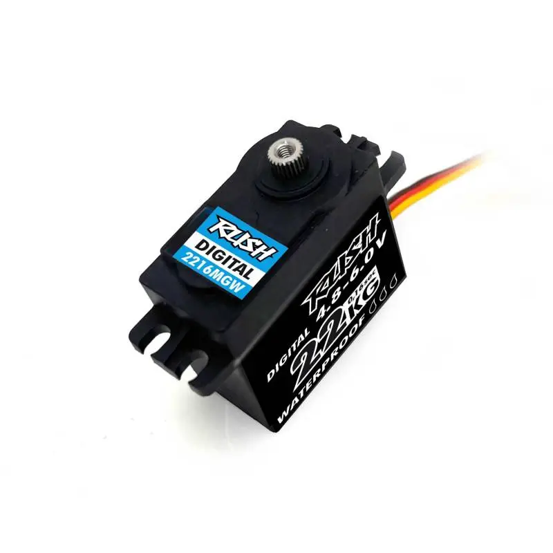 Servo digital T2M T2216MGW 22 kg pignons métal boîtier alu - T2M T2216MGW