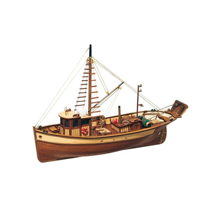 Maquette en bois du bateau de pêche Palamós 1/45 - OCCRE 12000 - Tecnimodel