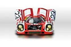 Maquette Porsche 917 KH #23 Le Mans 1970 1/8 - Vue de face - Full Kit IXO Collections - TecniModel