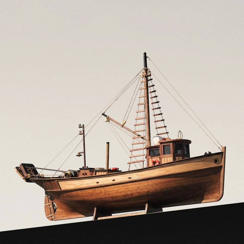 Palamós Fishing Boat Model Kit – 1:45 - OCCRE 12000 - Tecnimodel