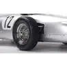 Maquette Mercedes-Benz W196 R N°12 Stirling Moss 1/8 - vue arrière gauche - Full Kit IXO Collections - TecniModel