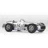 Maquette Mercedes-Benz W196 R N°12 Stirling Moss 1/8 - vue de côté - Full Kit IXO Collections - TecniModel