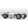 Mercedes-Benz W196 R No. 12 Stirling Moss Model Kit 1:8 - Side View - IXO Collections Full Kit - TecniModel